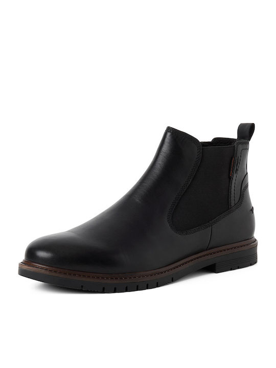 Leder Chelsea-Stiefel Schwarz Herrenstiefel