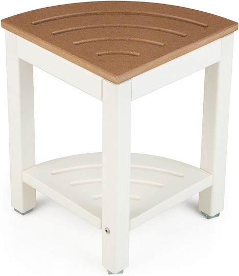 Costway Κάθισμα Μπάνιου 32.5x32.5x43.5cm BA7860CF