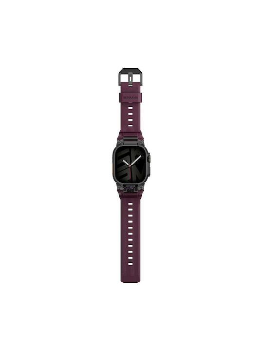 Skinarma Каишка за часовник Talon Apple Watch Ultra 49 mm Бордо Sk-ws49-talon-bur Skinarma Каишка за часовник Talon Apple Watch Ultra 49 mm Бордо Sk-ws49-talon-bur