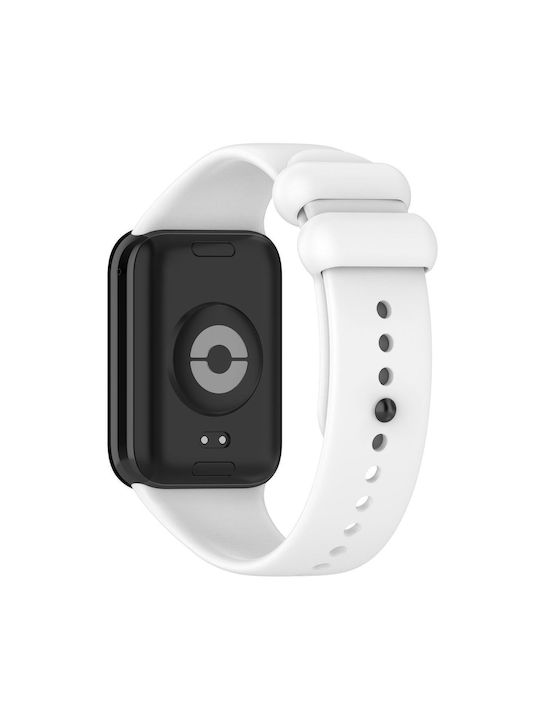 Xiaomi Band 10 Pro/9 Pro Redmi Watch 6 5 4 Tragbare Bänder Einfarbige Schwarze Silikon Schnalle Weiß Xiaomi Band 10 Pro/9 Pro Redmi Watch 6 5 4 Tragbare Bänder Einfarbige Schwarze Silikon Schnalle Weiß
