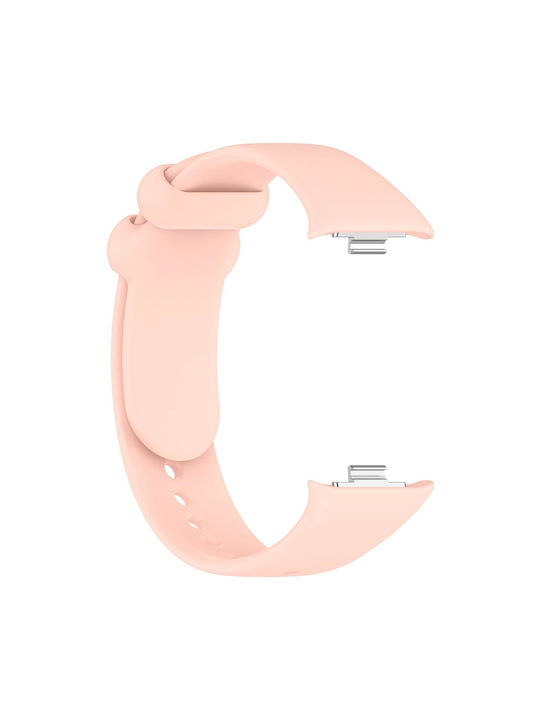 Xiaomi Band 10 Pro/9 Pro Redmi Watch 6 5 4 Xdfind Solid Black Silicone Buckle Light Pink