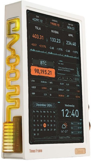 Οθόνη Divoom Times Frame Λευκό Οθόνη Πληροφοριών Πολυμέσων