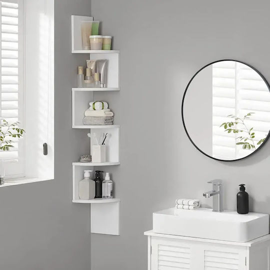Γωνιακό Ράφι White 20x20x126εκ.