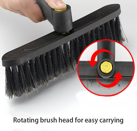 Techsuit Car Ice Scraper Abs Polypropylene Aluminum Pvc 64-80cm Yellow