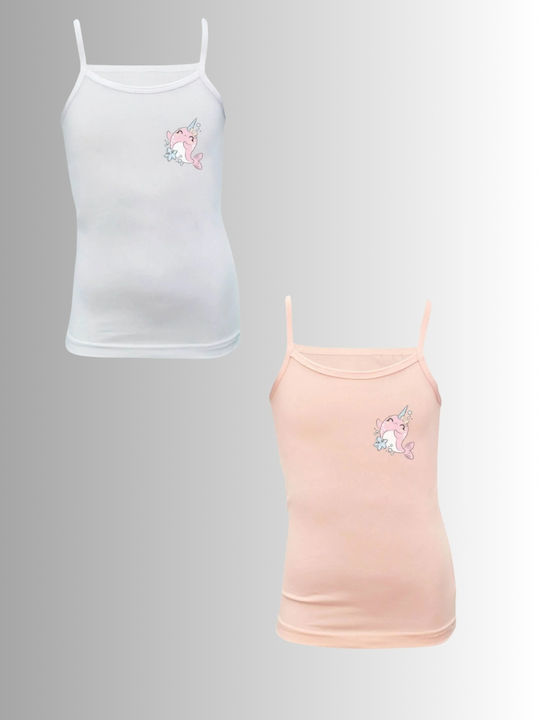 Onurel Kids Underwear Undershirts Set 2 Pieces Multicolour