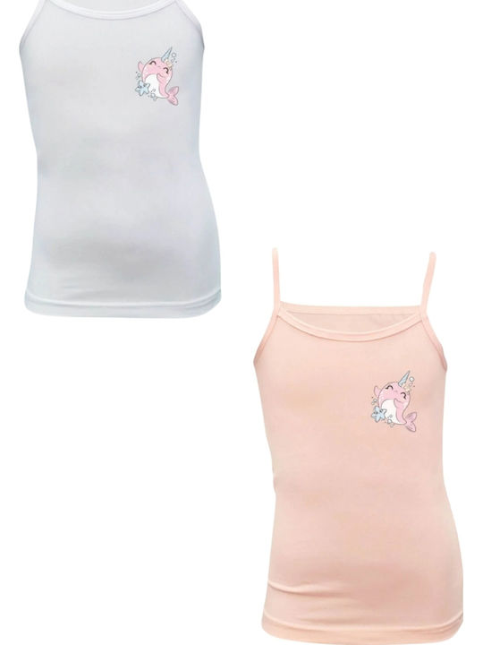 Onurel Kids Underwear Undershirts Set 2 Pieces Multicolour