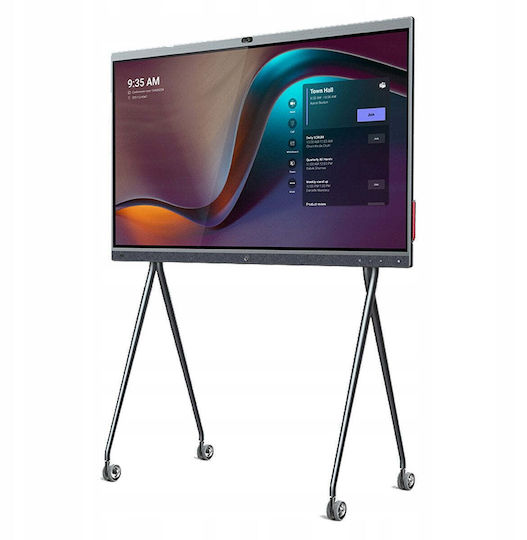 Yealink Meetingboard Pro Конферентна Система 65" 165.1см LCD 4K/UHD Сензорен Дисплей Вградена Тройна Камера 16 MEMS Микрофона Сертифицирана За Microsoft Teams Zoom HDMI USB LAN