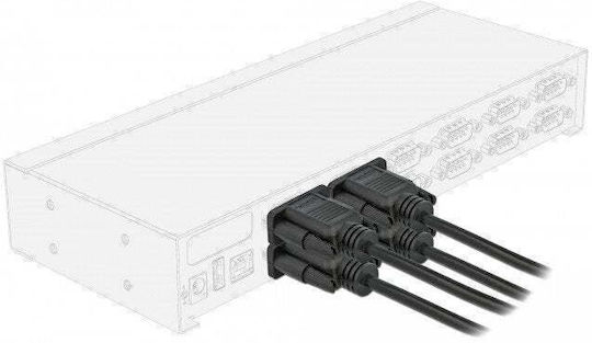 DeLock Cable VGA male - VGA male Μαύρο 3m 86584