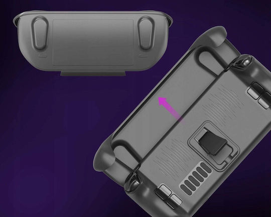 JYS SD012 Protective Case with Removable Cover and Stand for Steam Deck Camouflage
