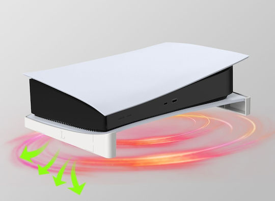 Jys Зарядна станция за PS5 / PS5 Slim - ПС5 Слим Прозрачен