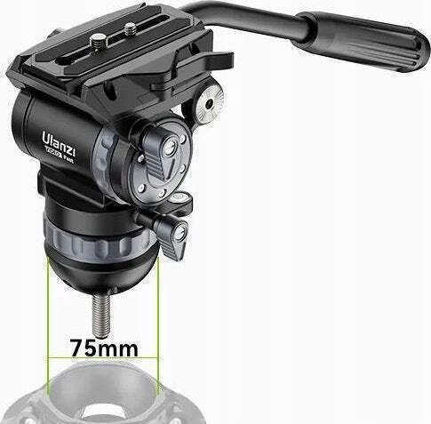 Ulanzi Professional Heavy Duty Video Head 360 Fluid Head 75mm 10kg Ulanzi T045