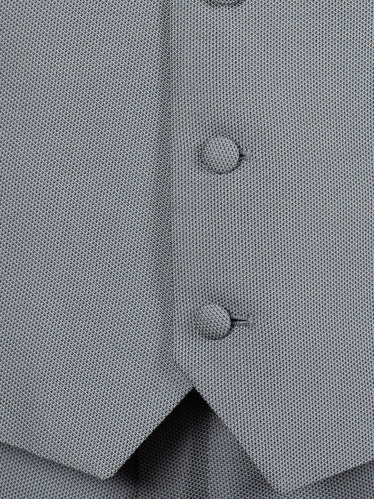 Men’s Grey Arzan Piqué Vest