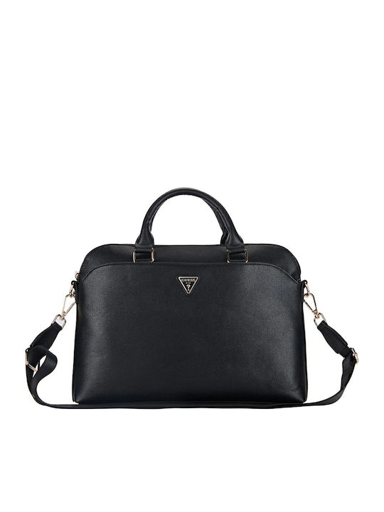 Guess Pu Grained Triangle Logo Κάλυμμα για Laptop 15" σε Μαύρο χρώμα