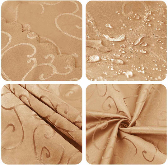 vidaXL Beige Tischdecke 140x220cm