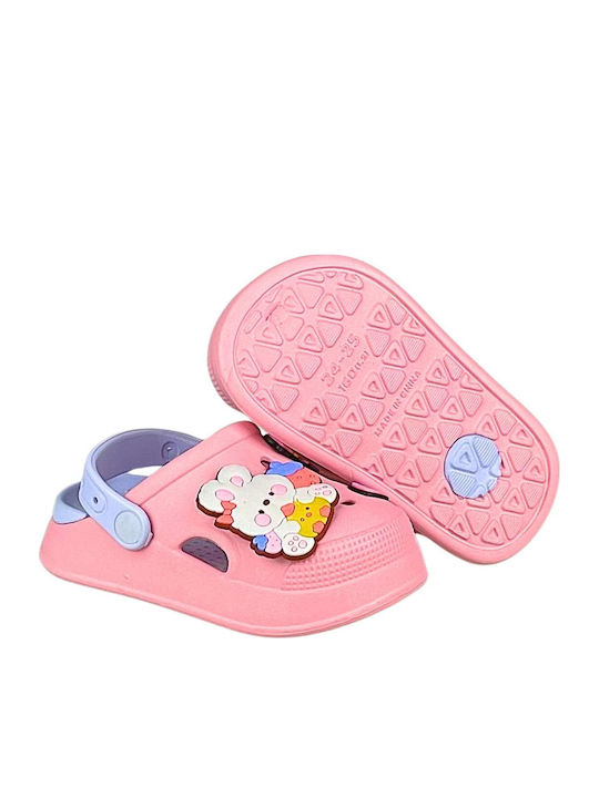 Kids Beach Clogs Pink