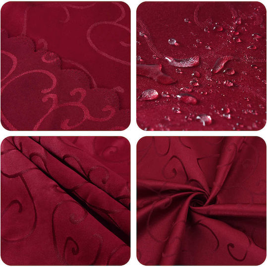 vidaXL vidaXL Tischdecke Rot 140x140cm