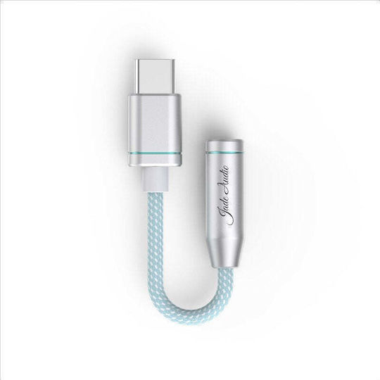 Fiio Конвертор USB-C мъжки към 3.5mm женски Бял