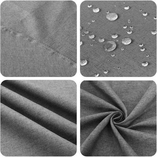vidaXL vidaXL Tischdecke Hellgrau 140x180cm