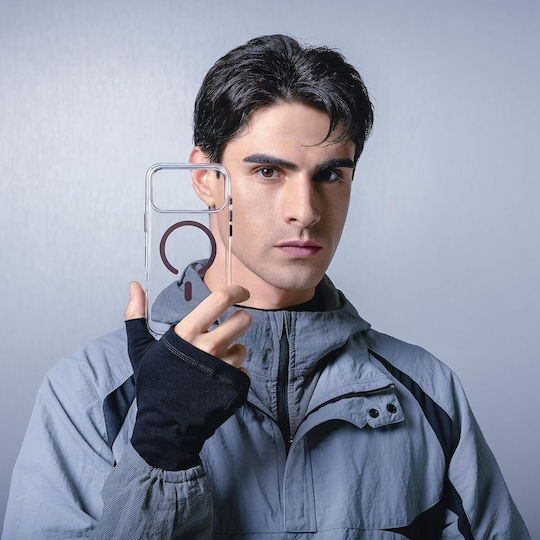 Θήκη Mageasy Bright M Magsafe Transparent White Iphone 18 Pro Max/17 Pro Max