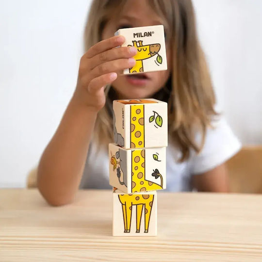 Milan Wooden Activity Cube for 12+ Months