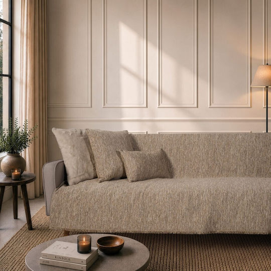 Teoran Kent Διθέσιου Καναπέ Π180xΜ250cm Warm Beige