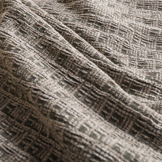 Teoran Joliet Armchair Throw 180x150cm Taupe Olive