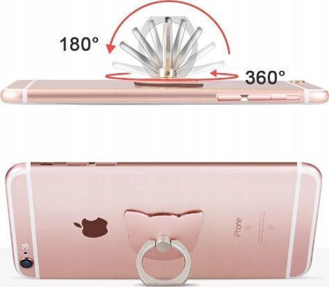 Ring-Halter für Handy in Goldfarbe