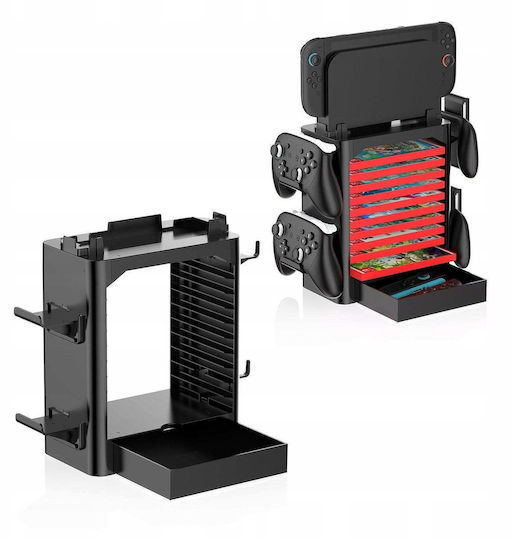 Jys Switch 2 / Switch OLED Black Charging Stand SB11526