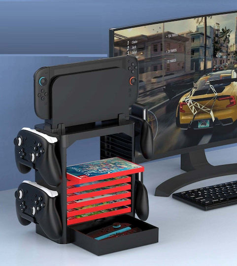 Jys Switch 2 / Switch OLED Black Charging Stand SB11526