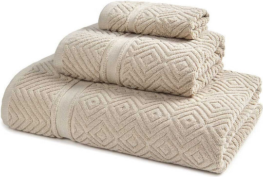 Αιγαίον Σετ 3τμχ Beige Βάρους 600gr/m²