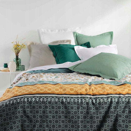 Douceur d'Intérieur Super-Double Bed Sheet 240x300cm Grey
