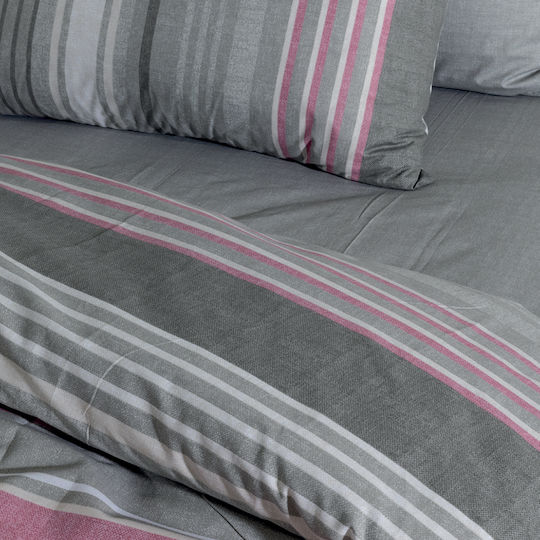 Lino Home Madison Module Cearceafuri De Pat King Size 260x270cm Madison Roz Pudrat (4 Bucăți)