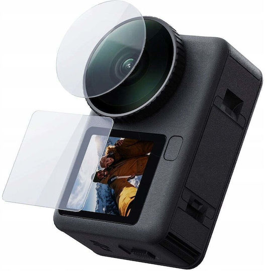 Protecție Lentilă JJC 3 1 Sticlă Securizată + 2 Ecrane DJI Osmo Action 6 Gsp-djoa6
