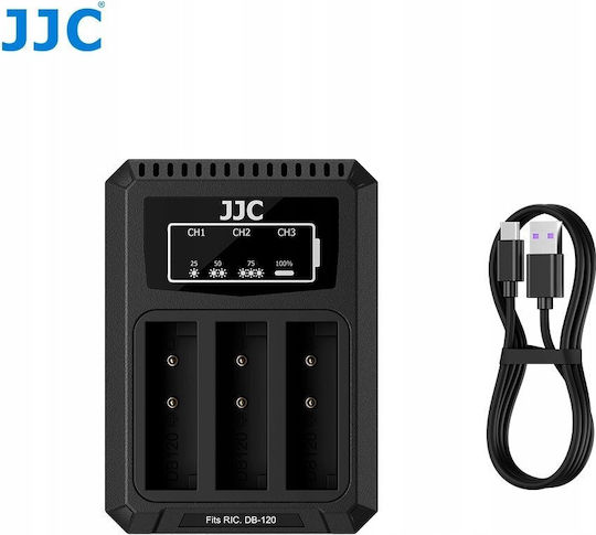 JJC Dreifach Netzadapter Kompatibel mit Ricoh