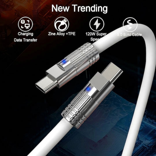Leewello Leewello USB Typ-C Kabel - USB-C Weiß 3m