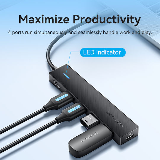 Vention Hub 5 Θυρών USB 3.2 με σύνδεση USB-C