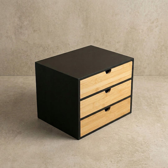 Edaxo Desktop Drawer 31x25x25cm Black