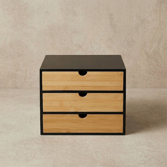 Edaxo Desktop Drawer 31x25x25cm Black
