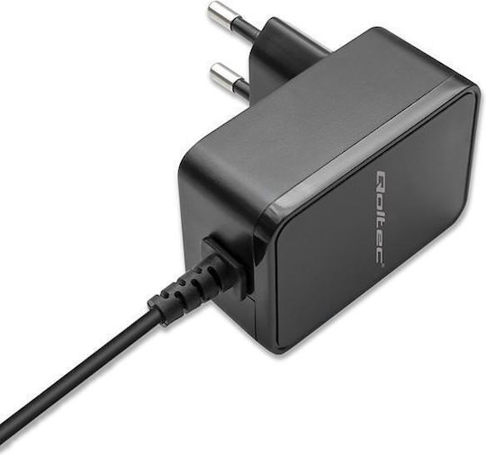 Qoltec USB-C Universal Laptop-Ladegerät 5V 3A mit Abnehmbarem Netzkabel und Steckerset
