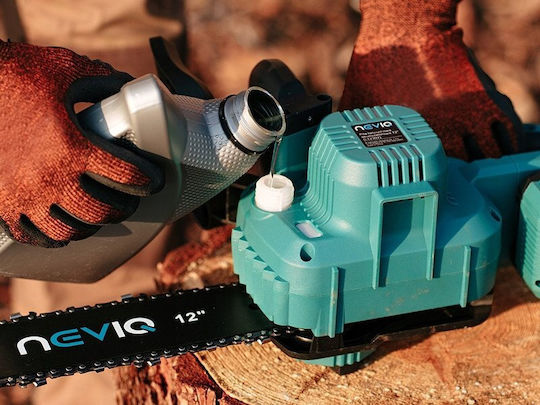 NeviQ L12302 Battery Chainsaw 1x4Ah Brushless 20V Brushless with 30.48cm Blade