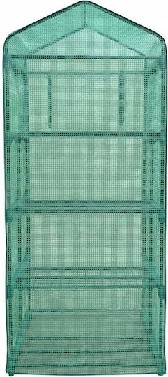 SP01_16192794 Gewächshaus Typ Haus mit Aluminiumrahmen und Regalen 0.68x0.49x1.58m