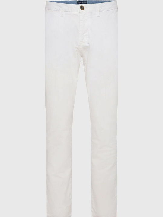 Men's Chino Elastic Regular Fit White