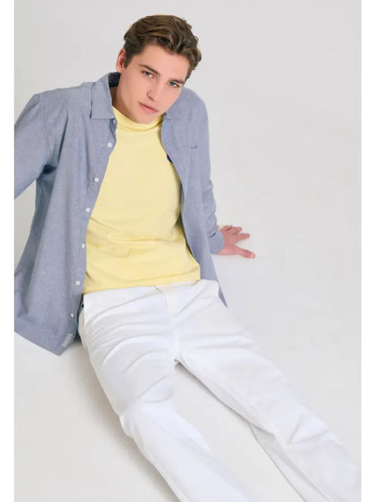 Men's Chino Elastic Regular Fit White