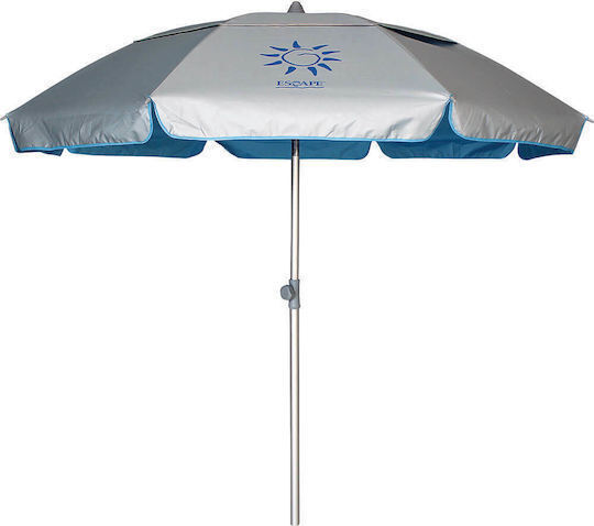 Escape Folding Beach Umbrella Aluminum Diameter 2m with UV Protection