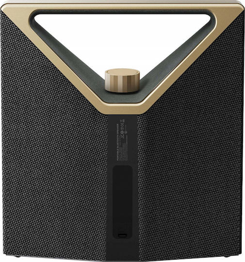 Brief Plus Bluetooth Lautsprecher 80W mit Betriebszeiten bis zu 12 Stunden Schwarz / Gold