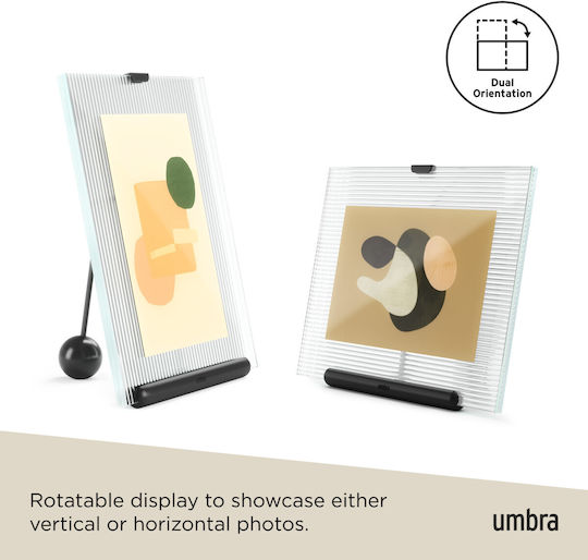 Umbra Plastic Photo Frame with Black Frame