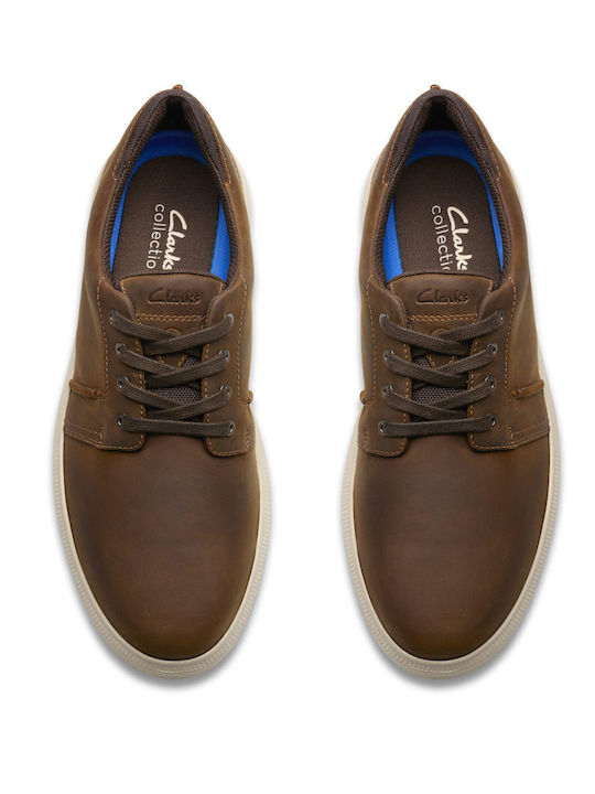Brodin Seam Leather Men's Casual Shoes Tabac Brown