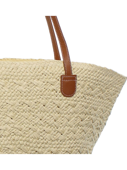 ButicCochet Geantă De Plajă Din Wicker Bej