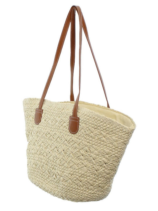 ButicCochet Geantă De Plajă Din Wicker Bej