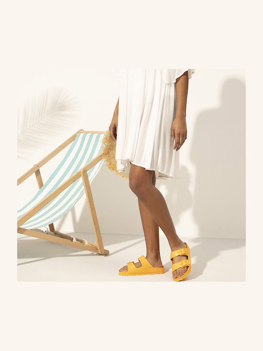 Birkenstock Arizona Eva Flip Flops in Sandal Style Orange